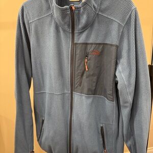 L.L. Bean Women's Blue Jacket with Gray Accents